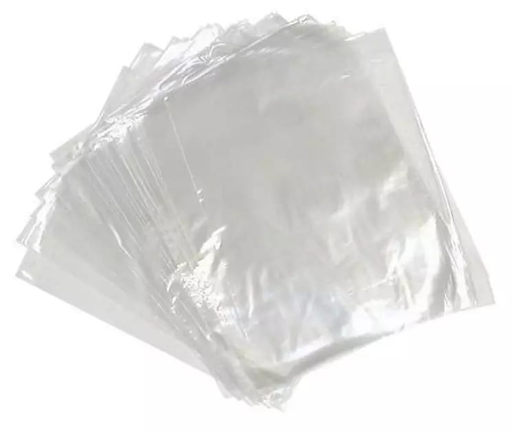 BOLSAS DE  PL&Aacute;STICO TRANSPARENTE